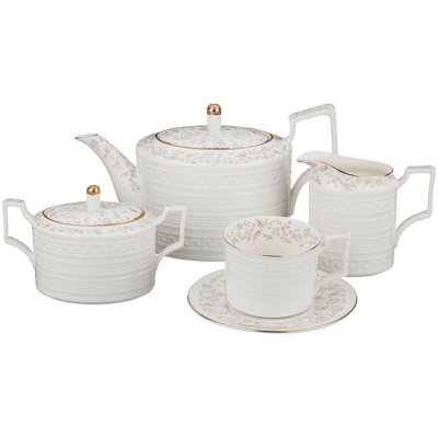 Чайный сервиз lefard "фабьен" на 6 персон 15 пр. 1100/400/300/280 мл (760-462) 