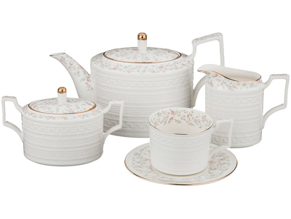 Фото Чайный сервиз lefard фабьен на 6 персон 15 пр. 1100/400/300/280 мл (760-462)  - интернет-магазин МегаТерем в Москве