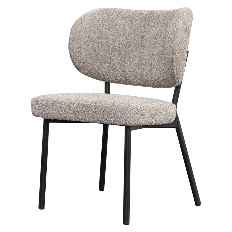 Фото Стул robbi, букле, серо-бежевый (76567) - интернет-магазин МегаТерем в Москве