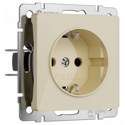 Розетка с заземлением и со ...