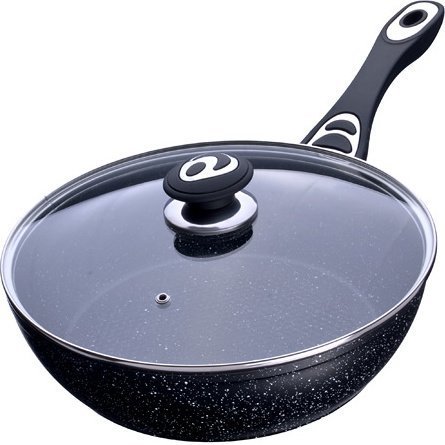 Фото Сковорода-сотейник мрам/кр 28см с/кр Mayer&amp;Boch (27962) - интернет-магазин МегаТерем в Москве