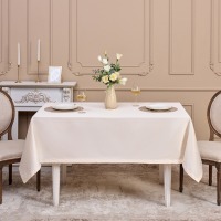 Скатерть 145х220см шампань евроуголок 100% полиэстер SANTALINO (805-027-21)