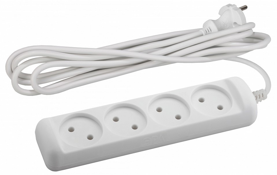 Фото Удлинитель Эра  U-4-3m-2x1 ER_B0028362 - интернет-магазин МегаТерем в Москве