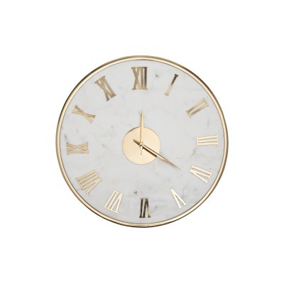 Часы настенные белый мрамор...