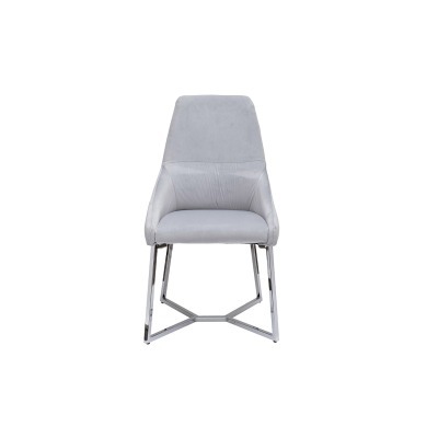 Стул велюр светло-серый 55*...