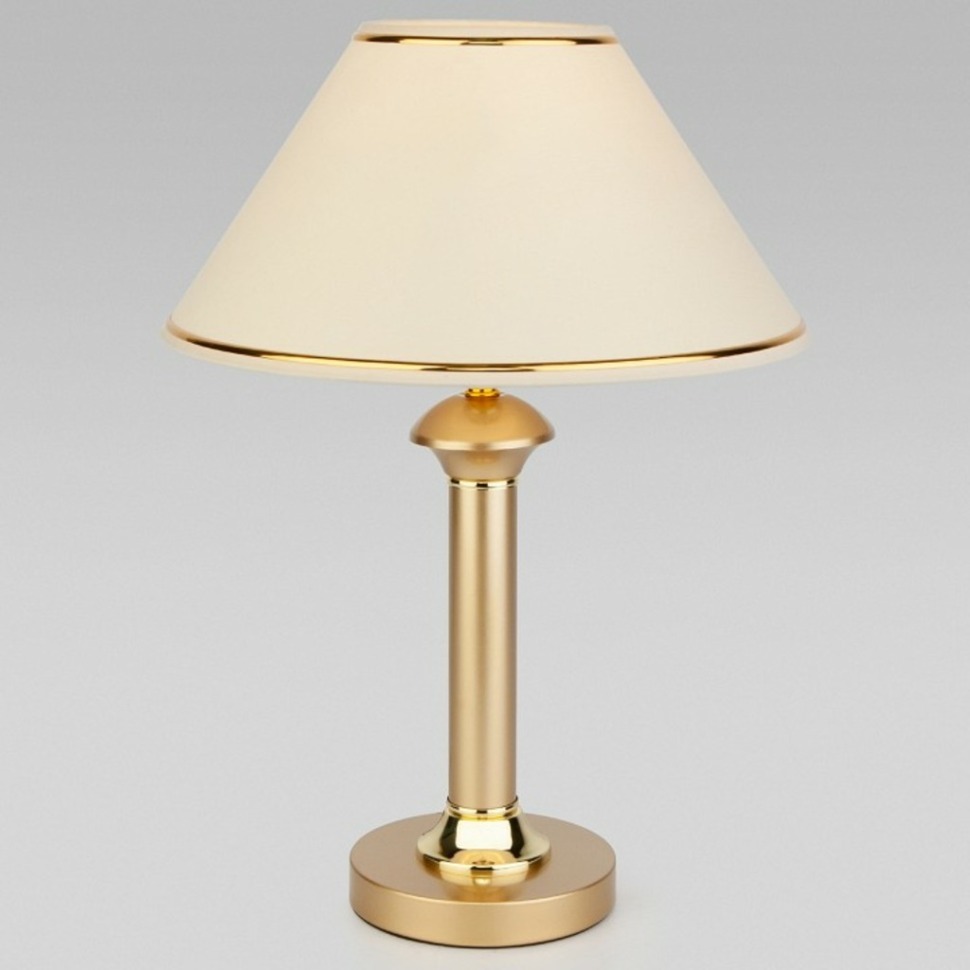 Фото Настольная лампа декоративная Eurosvet Lorenzo 60019/1 перламутровое золото EV_a050630 - интернет-магазин МегаТерем в Москве