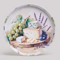 Поднос сервировочный agness "gourmet feast" 33*2,1 см (898-245) 