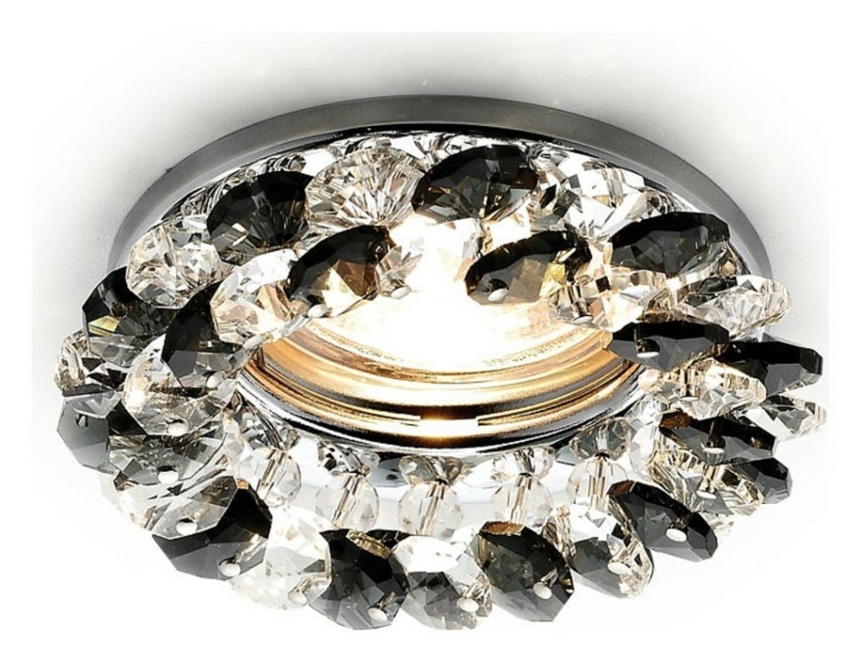 Фото Встраиваемый светильник Ambrella Light K K206 BK/CH AMBR_K206_BK_CH - интернет-магазин МегаТерем в Москве