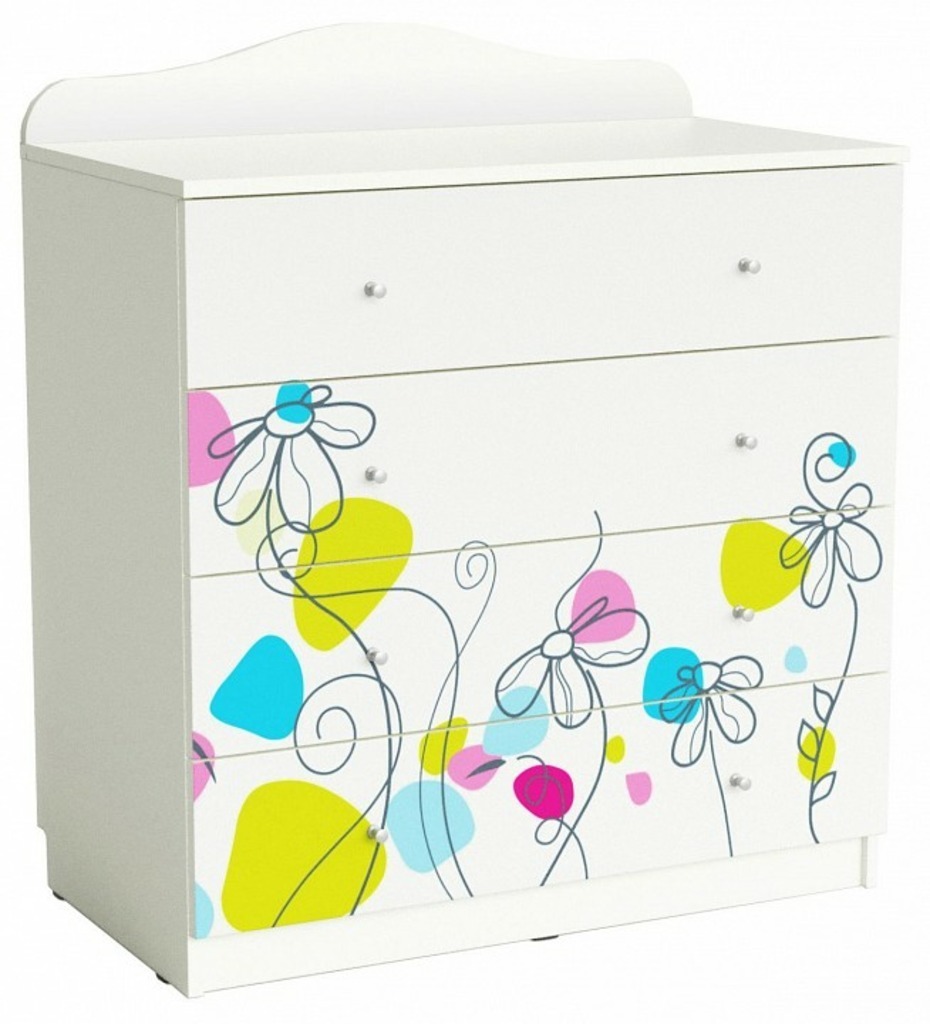 Фото Комод Цветы MBW_100414 - интернет-магазин МегаТерем в Москве
