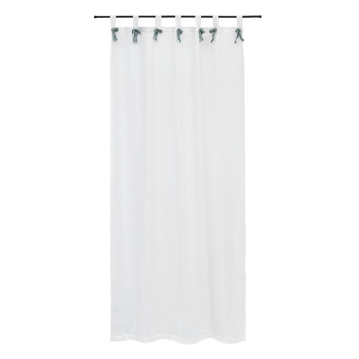 Штора из муслина с декором ...