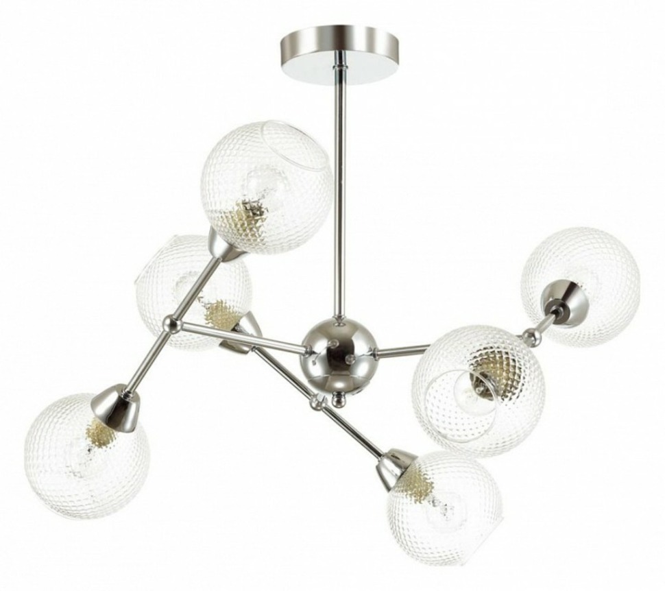 Фото Люстра на штанге Lumion Everly 4438/6C LMN_4438_6C - интернет-магазин МегаТерем в Москве