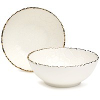 Набор салатников lefard "charm" 2 шт. 17,5*6 см 700 мл (с золотой линией) (779-354) 