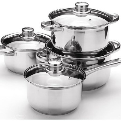 Набор кастрюль из нержавеющ...
