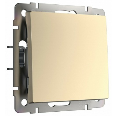Выключатель проходной одноклавишный без рамки Werkel шампань W1112011 WRK_a050865