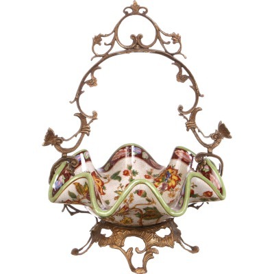 Конфетница с ручкой 24*23 с...