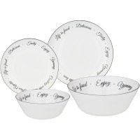 Набор столовый agness bon appetit 19пр: 24см/21,5см/15см/19см (598-071) 