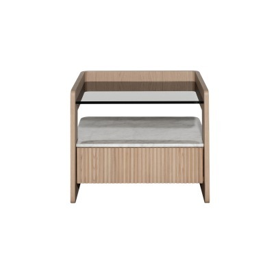 Тумбочка с ящиком светлая 56*48*48см (TT-00015650)