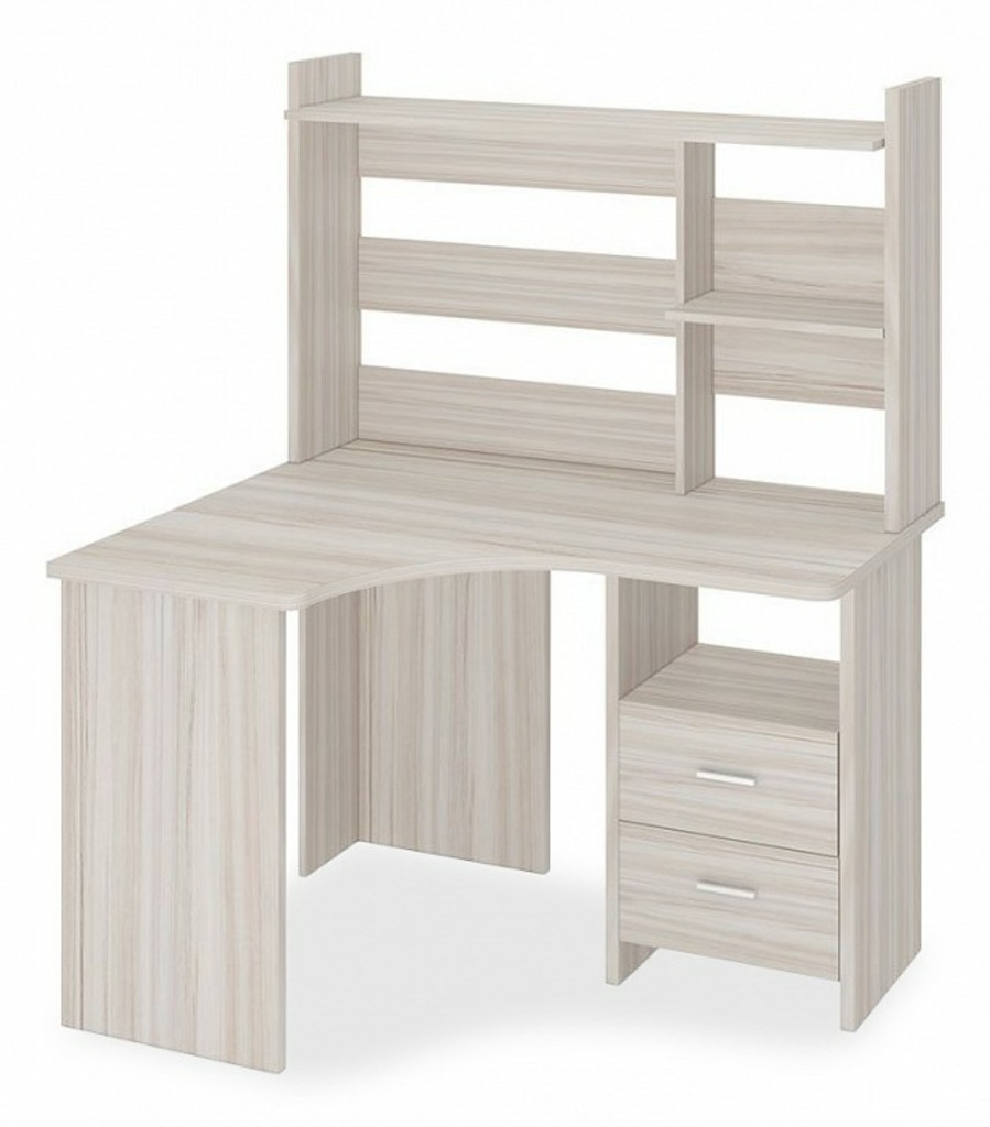 Фото Стол компьютерный Домино Lite СКЛ-Угл120+НКЛХ-120 MER_SKL-Ugl120-NKLH-120-K-LEV - интернет-магазин МегаТерем в Москве