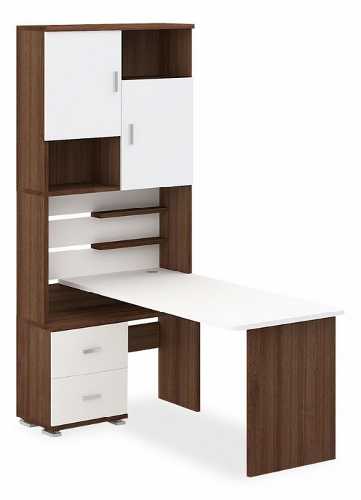 Фото Стол компьютерный Домино СР-720/160 MER_SR-720-160-SHBEBE-CH-LEV - интернет-магазин МегаТерем в Москве