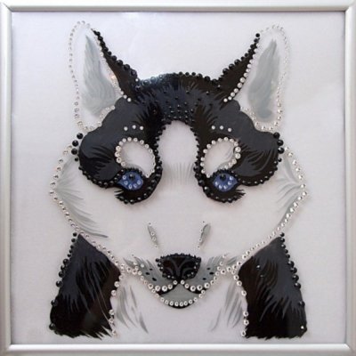 Картина Символ года Хаски с...