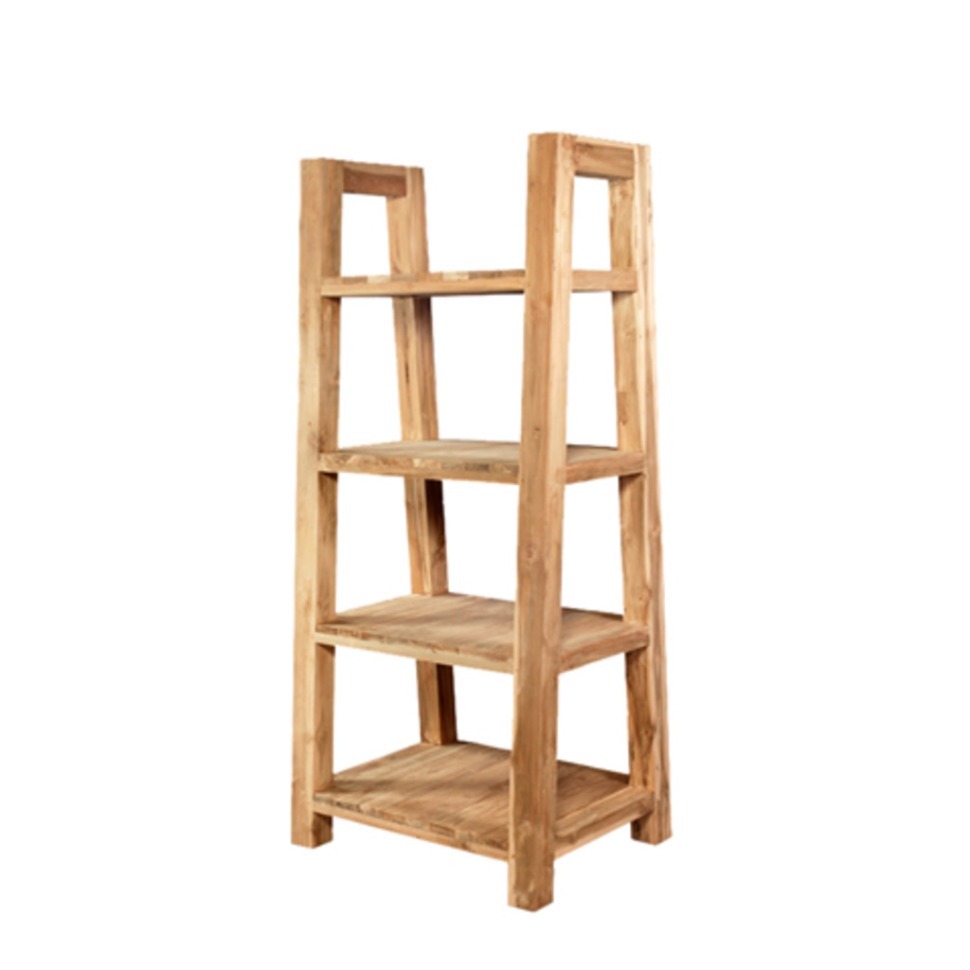 Фото Шкаф BELLA 7BSBL080060180, массив тикового дерева, Natural grey, ROOMERS FURNITURE - интернет-магазин МегаТерем в Москве