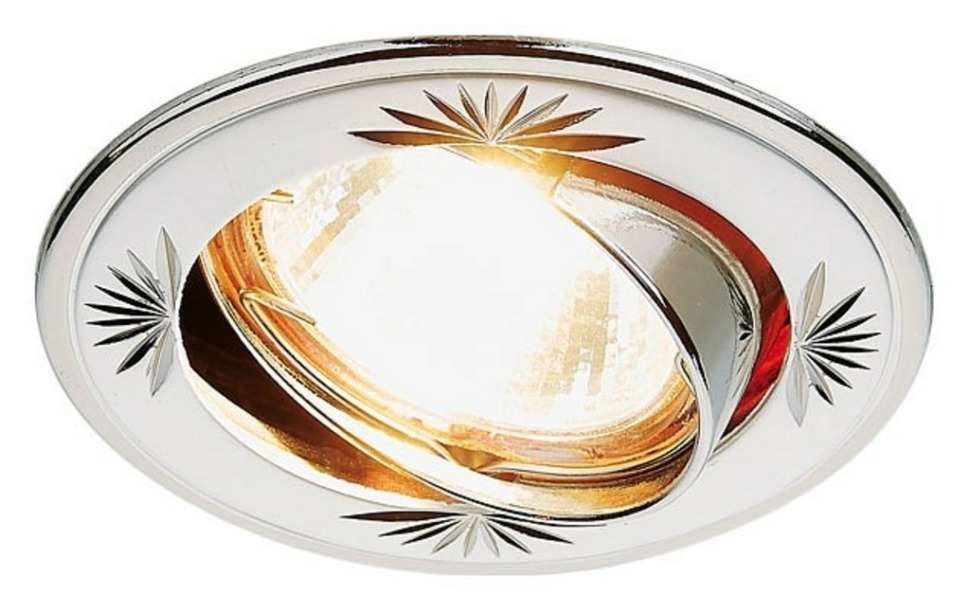 Фото Встраиваемый светильник Ambrella Light Classic 104A CF 104A CF PS/N AMBR_104A_CF_PS_N - интернет-магазин МегаТерем в Москве