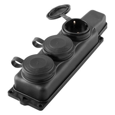 Розетка с заземлением с кры...