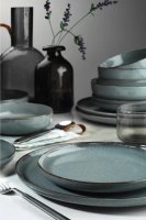 Комплект столовой посуды "Жемчужное настроение" 24 предметов синий P01