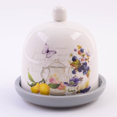 Фото Лимонница с крышкой утренняя свежость LORAINE (60197) - интернет-магазин МегаТерем в Москве