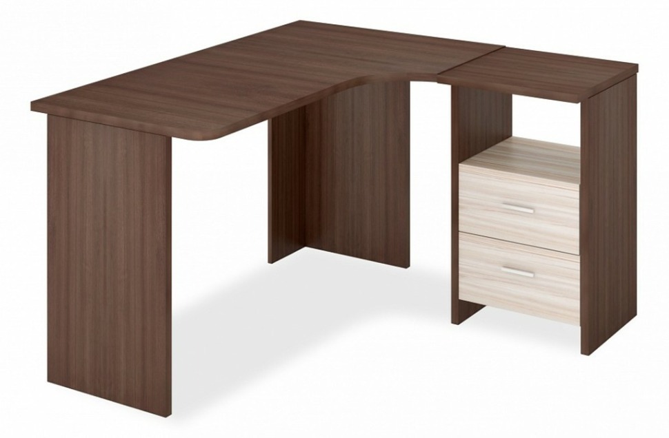 Фото Стол письменный Домино Лайт СКЛ-Угл130 MER_SKL-Ugl_130_SHK_PRAV - интернет-магазин МегаТерем в Москве