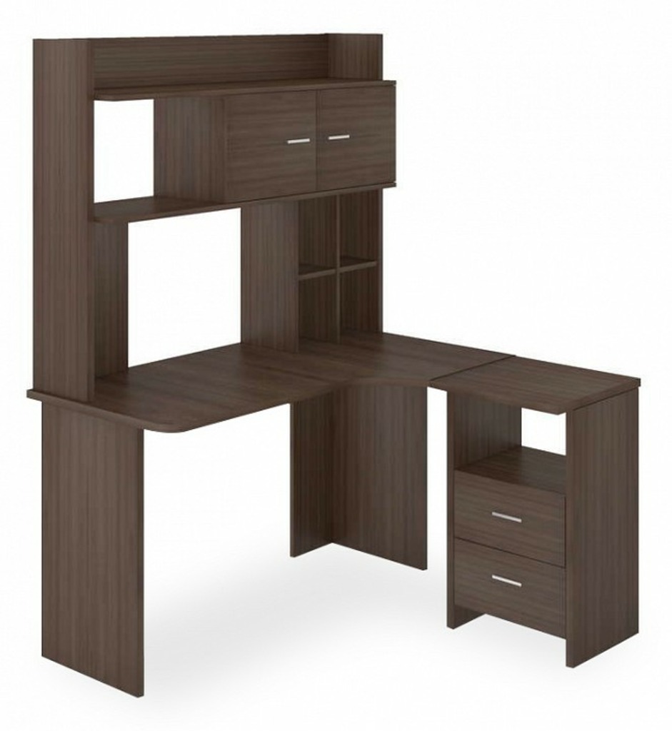 Фото Стол компьютерный Домино Lite СКЛ-Угл130+НКЛХ-130 MER_SKL-Ugl130-NKLH-130_SH_PRAV - интернет-магазин МегаТерем в Москве