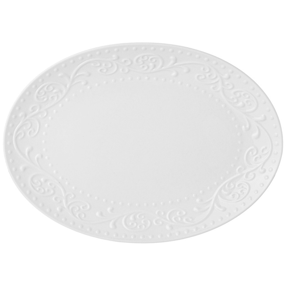 Фото Блюдо овальное lefard floral 35*25,5*3 см (425-070)  - интернет-магазин МегаТерем в Москве