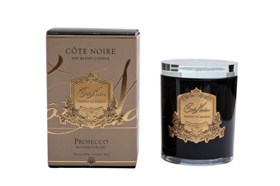 Фото Свеча ароматическая Prosecco в стакане в упаковке 450 гр. (TT-00014720) - интернет-магазин МегаТерем в Москве