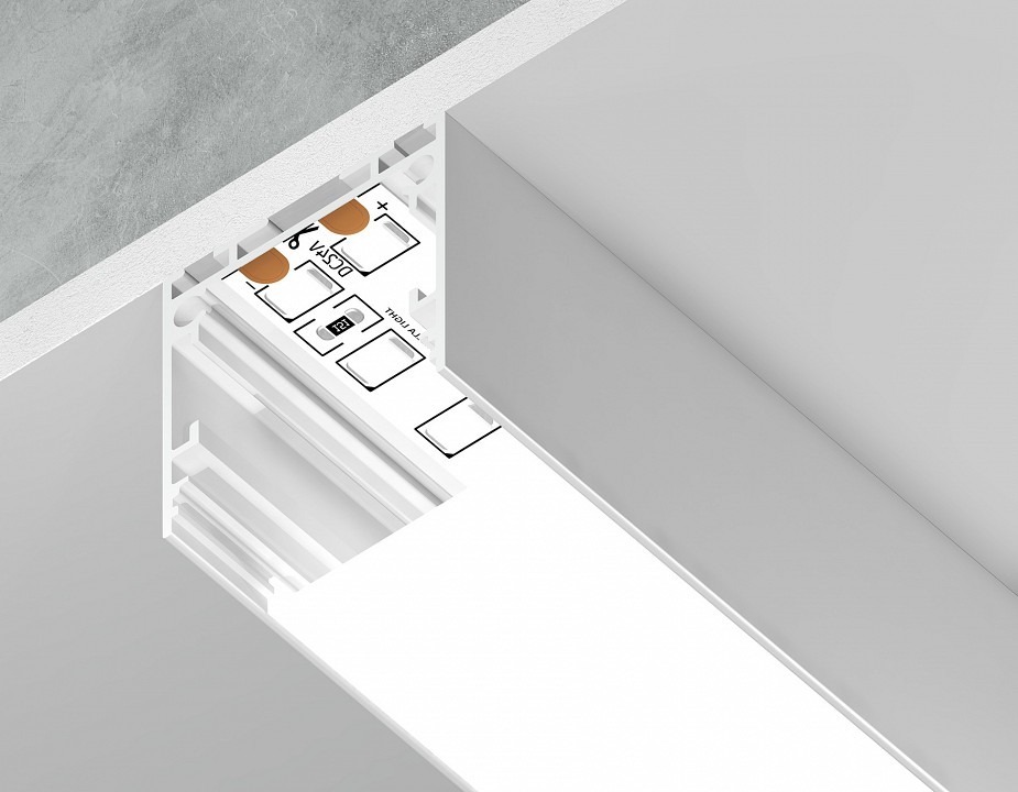 Фото Короб накладной Ambrella Light Profile System GP GP2500WH AMBR_GP2500WH - интернет-магазин МегаТерем в Москве