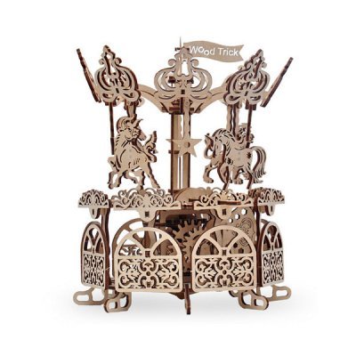 Механический 3D-пазл из дер...