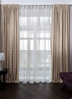 Портьера HOUSTON бежевый 275*260см (TT-00016083)