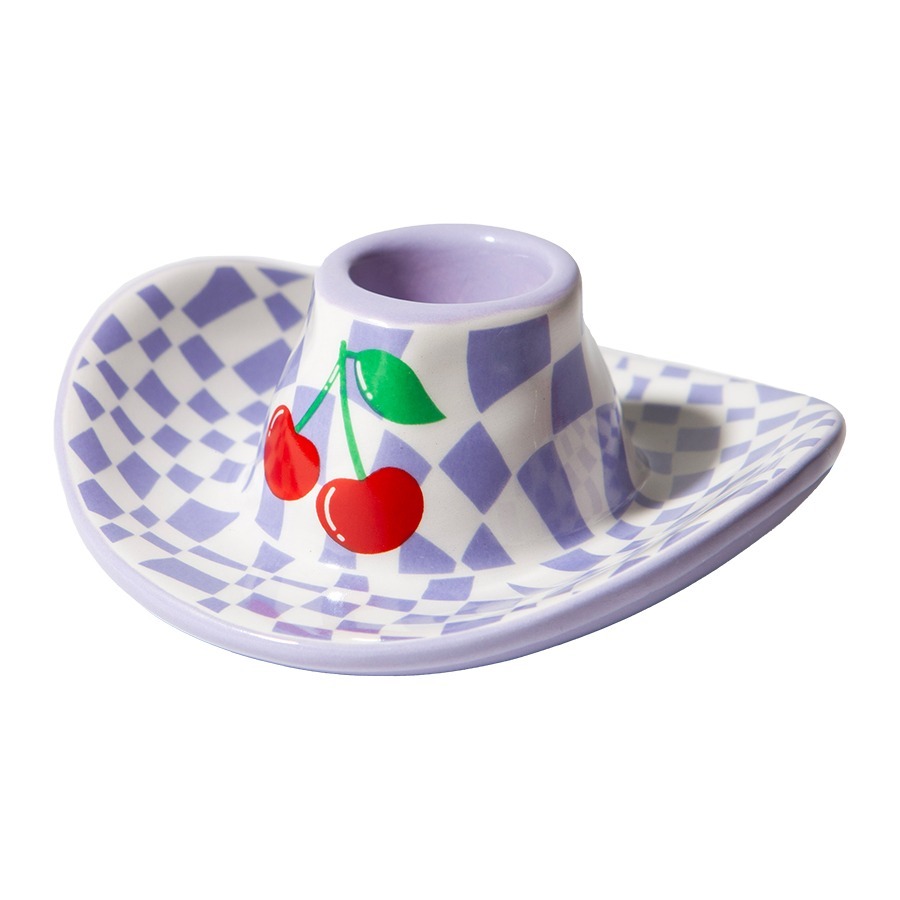 Фото Подсвечник rodeo, cowboy hat, 4 см, лиловый (78591) - интернет-магазин МегаТерем в Москве