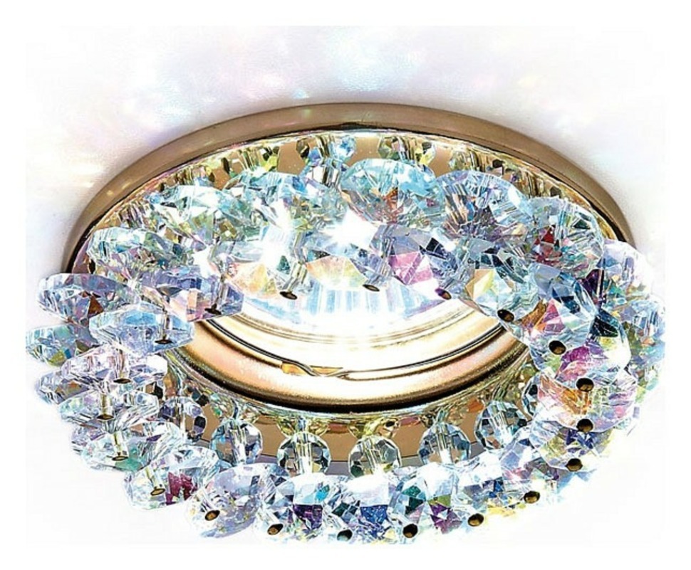 Фото Встраиваемый светильник Ambrella Light K K206 MULTI/G AMBR_K206_MULTI_G - интернет-магазин МегаТерем в Москве