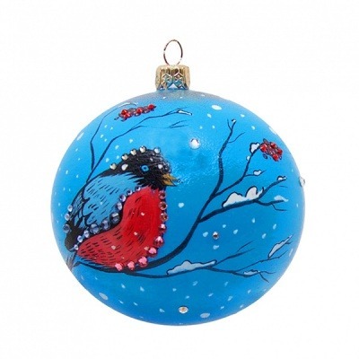 Фото Новогодний шар Свет сказки с кристаллами Swarovski (4007) - интернет-магазин МегаТерем в Москве