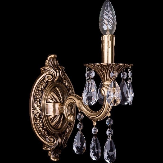 Фото Бра Bohemia Ivele Crystal 1700 1702B/1/175/A/FP - интернет-магазин МегаТерем в Москве