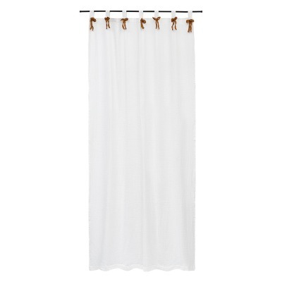 Штора из муслина с декором ...