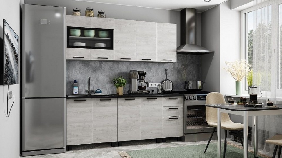 Фото Гарнитур кухонный Сканди BTS_00-00143403 - интернет-магазин МегаТерем в Москве