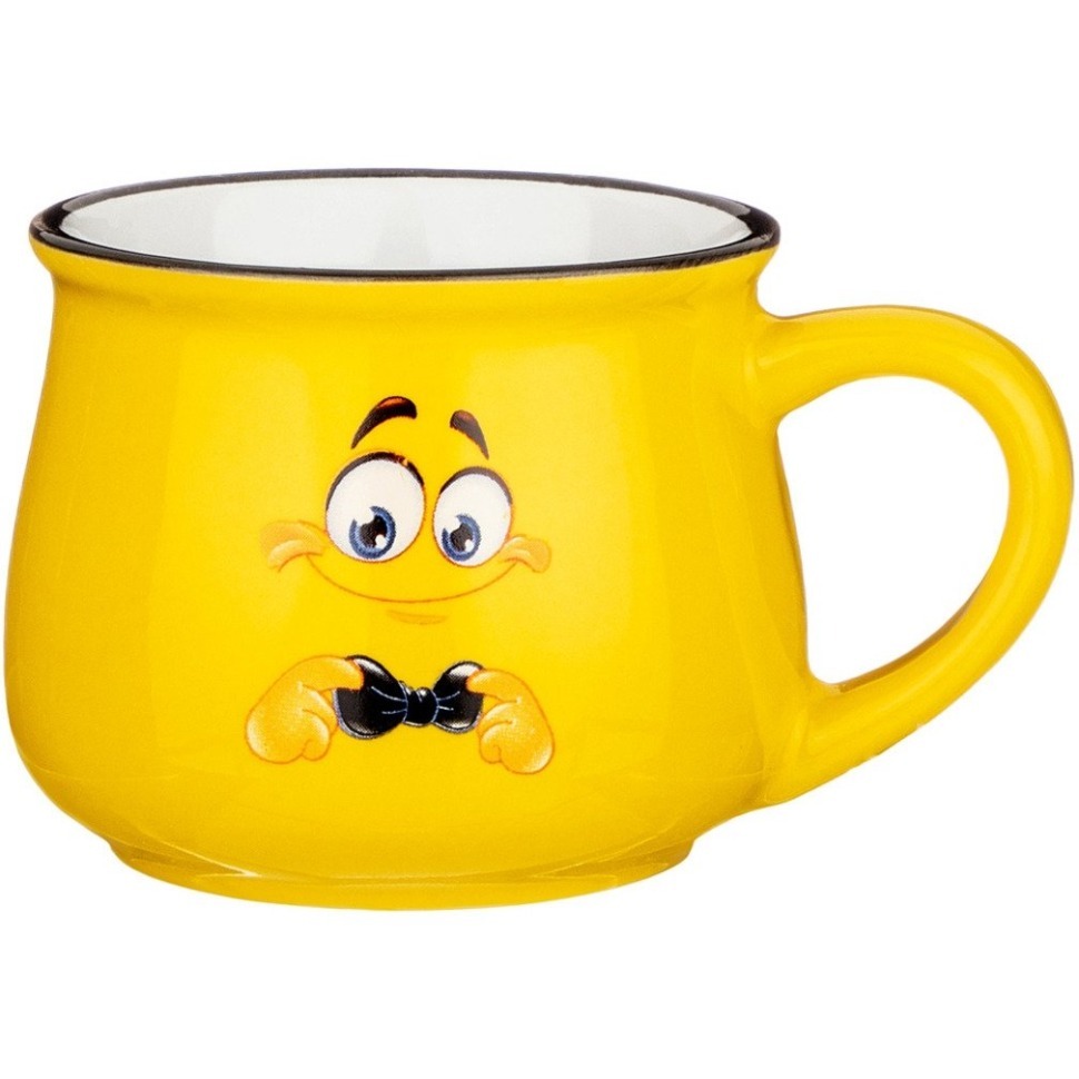 Фото Кружка коллекция веселый смайлик 166 мл 7*6 см Lefard (155-659) - интернет-магазин МегаТерем в Москве