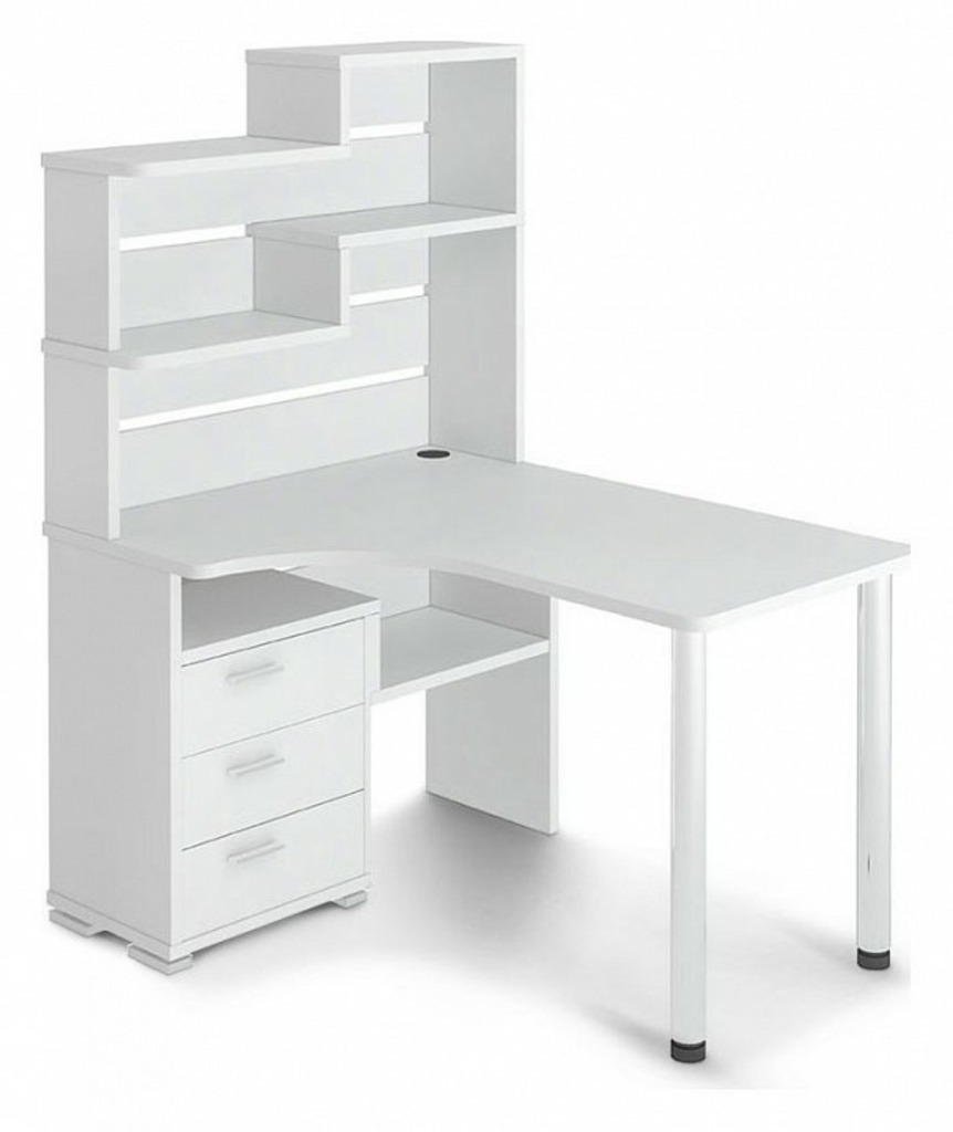 Фото Стол компьютерный Домино СР-132-130 MER_SR-132_BE-LEV - интернет-магазин МегаТерем в Москве