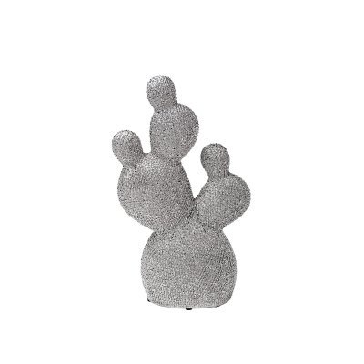 Статуэтка Кактус цвет сереб...