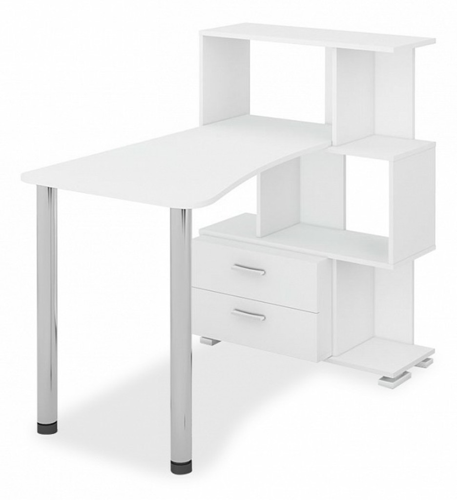 Фото Стол компьютерный Домино СЛ-5-3СТ-2+БЯ MER_SL-5-3ST-2_BYA_BE - интернет-магазин МегаТерем в Москве