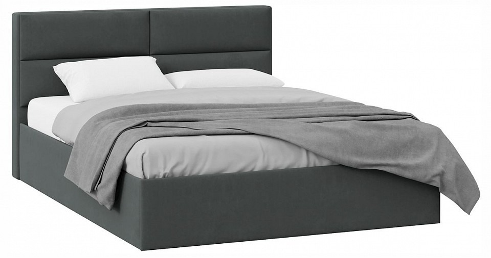 Фото Кровать двуспальная Глосс с ПМ Тип 1 TRI_240717 - интернет-магазин МегаТерем в Москве