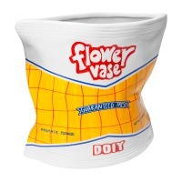 Ваза для цветов corner shop, chips bag, 17 см (78567)