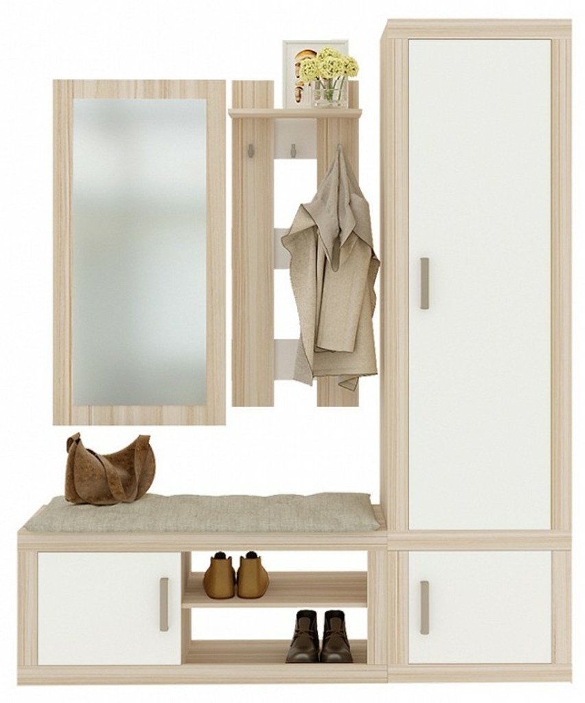 Фото Стенка для прихожей Toivo ТОЙ-ПР 7 MER_TOJ-PR-7-KBE - интернет-магазин МегаТерем в Москве