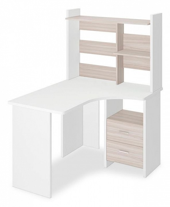 Фото Стол компьютерный Домино Lite СКЛ-Угл120+НКЛ-100 БЕК ПРАВ MER_SKL-Ugl120_NKL-100_BEK_PRAV - интернет-магазин МегаТерем в Москве